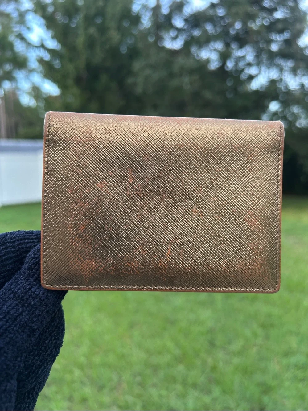 Prada bifold passcase/ID card holder